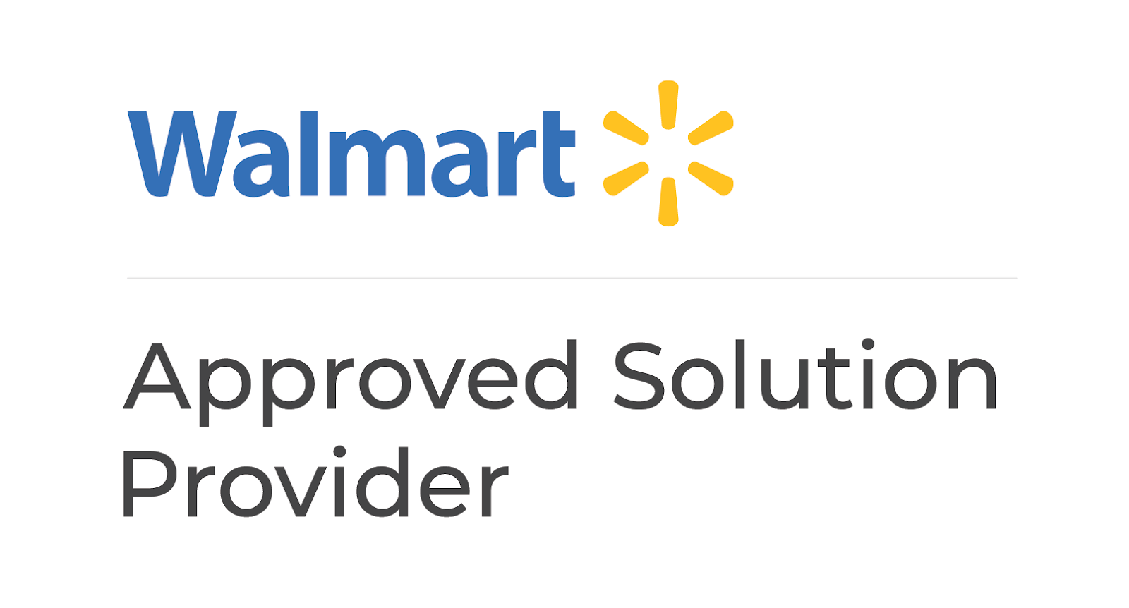 Walmart Approved Solution Provider