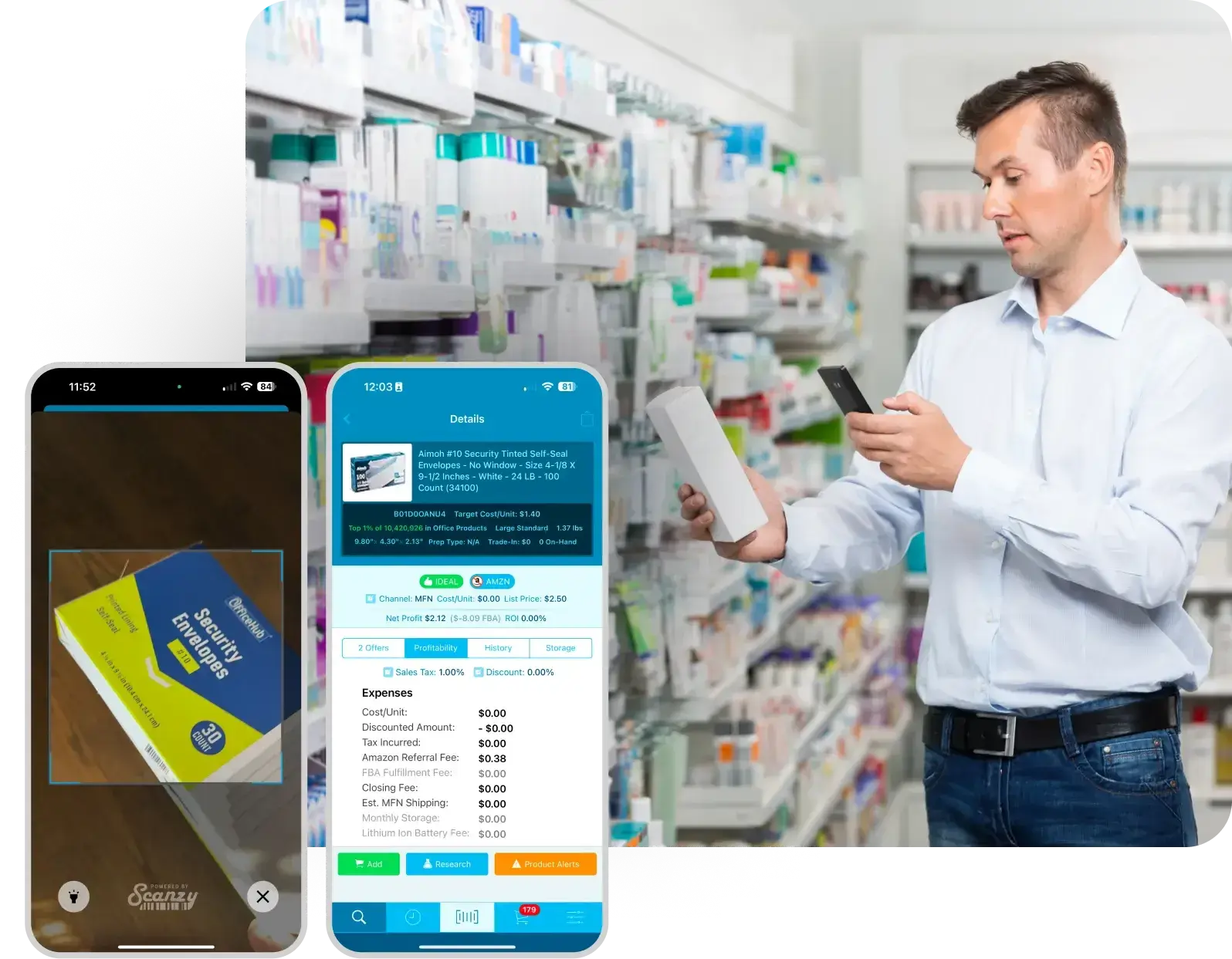Scoutify app showing faster scanning and better decision making