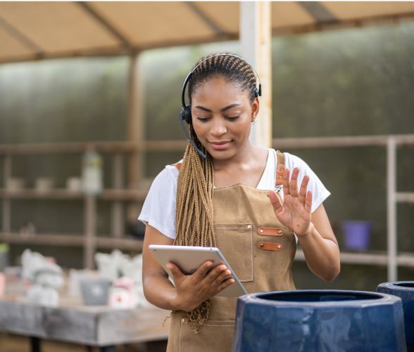 Mobile view of new sellers finding products