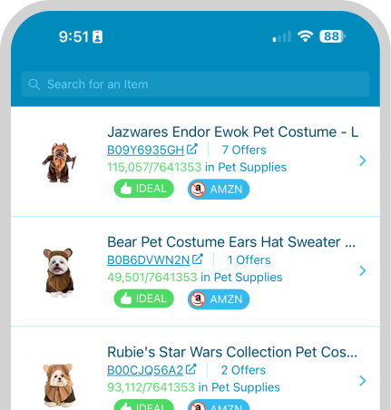 Scoutify mobile app interface