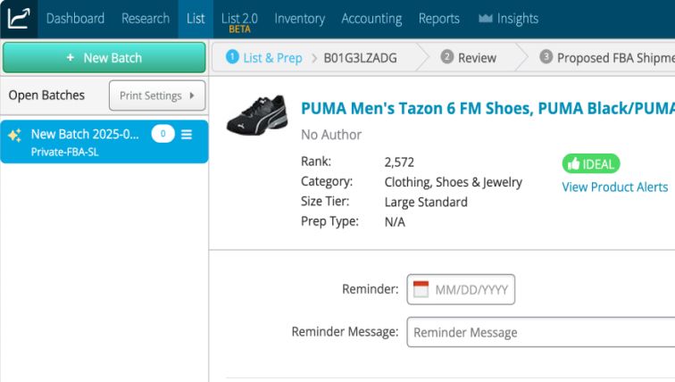 InventoryLab app interface screenshot