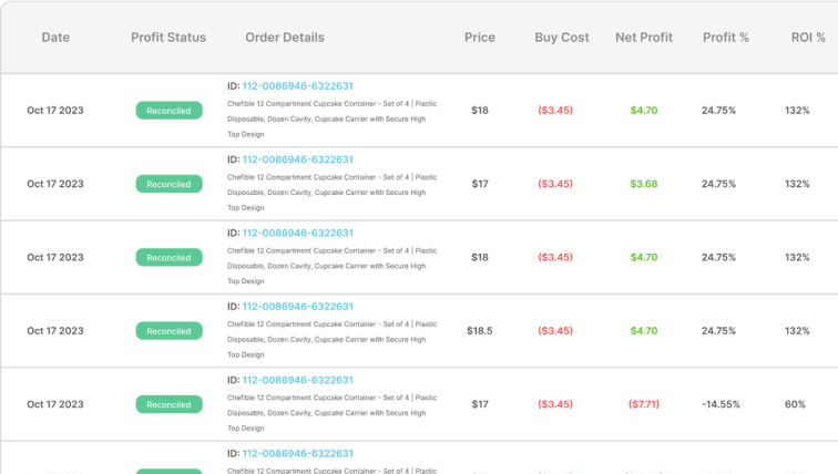 InventoryLab Accounting interface screenshot