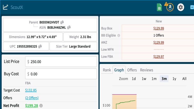 ScoutX app interface screenshot