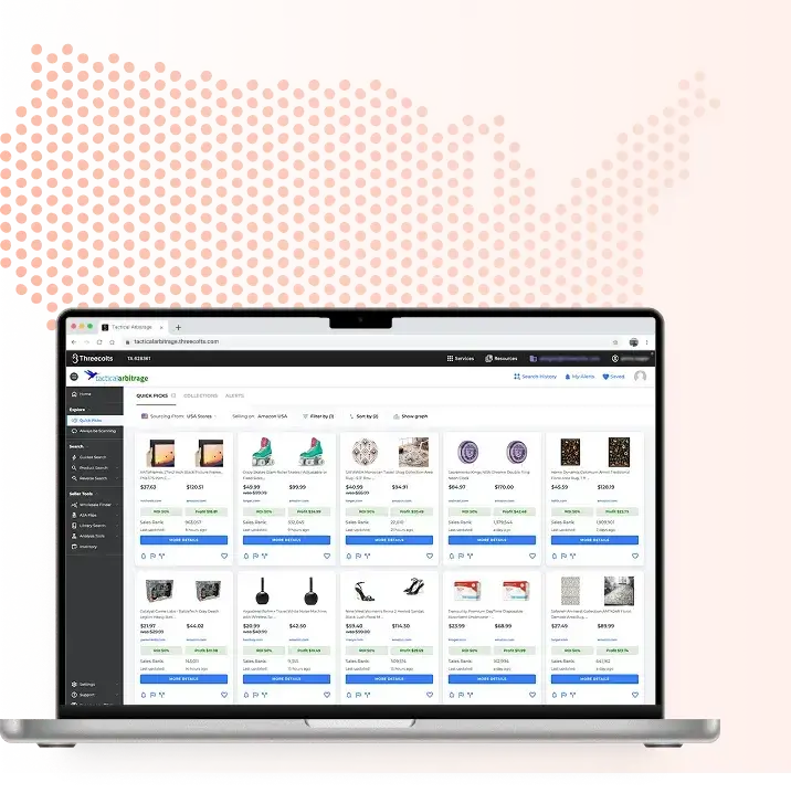 Tactical Arbitrage mobile marketplace view