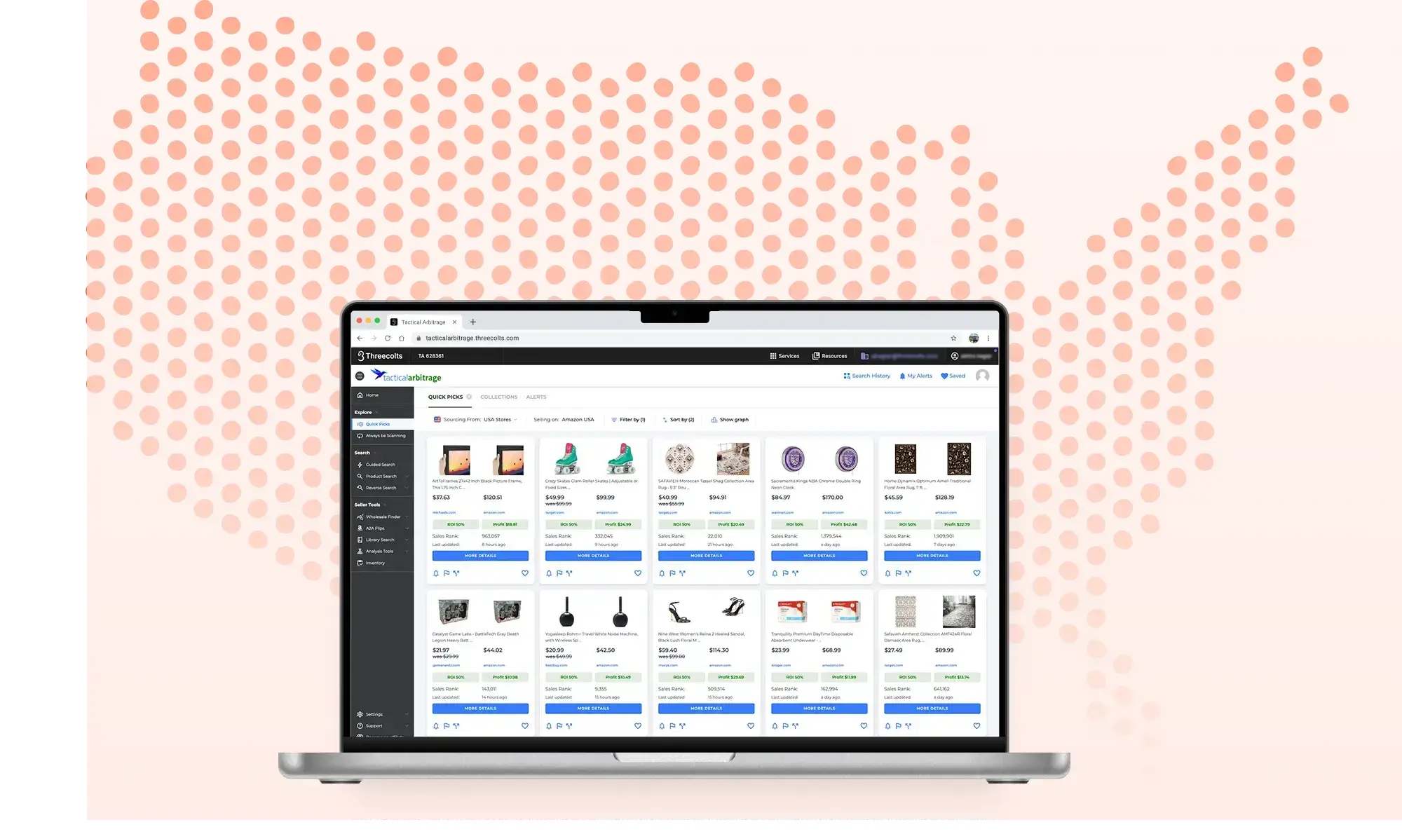 Tactical Arbitrage global marketplace dashboard